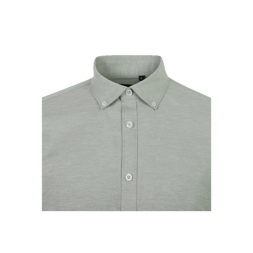 VL PRITHVI MAN. Ανδρικό πουκάμισο Oxford (180 g/m²) από βαμβάκι (50%), πολυεστέρα (45%) και ελαστάνη (5%)