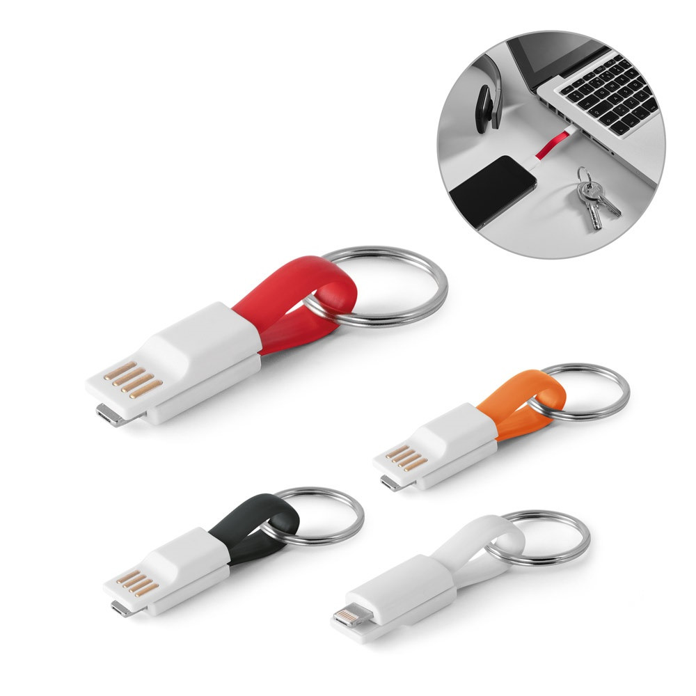 RIEMANN. Καλώδιο USB με υποδοχή 2 σε 1 σε ABS και PVC