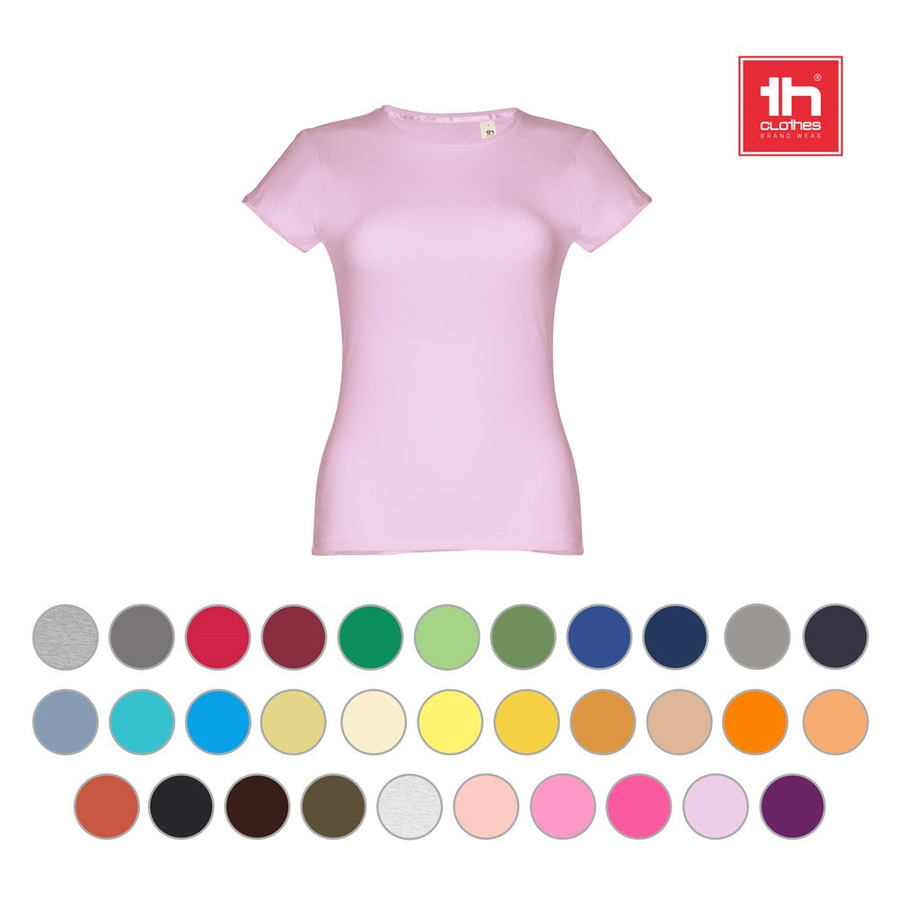 THC SOFIA. Γυναικείο βαμβακερό T-shirt με ζώνη