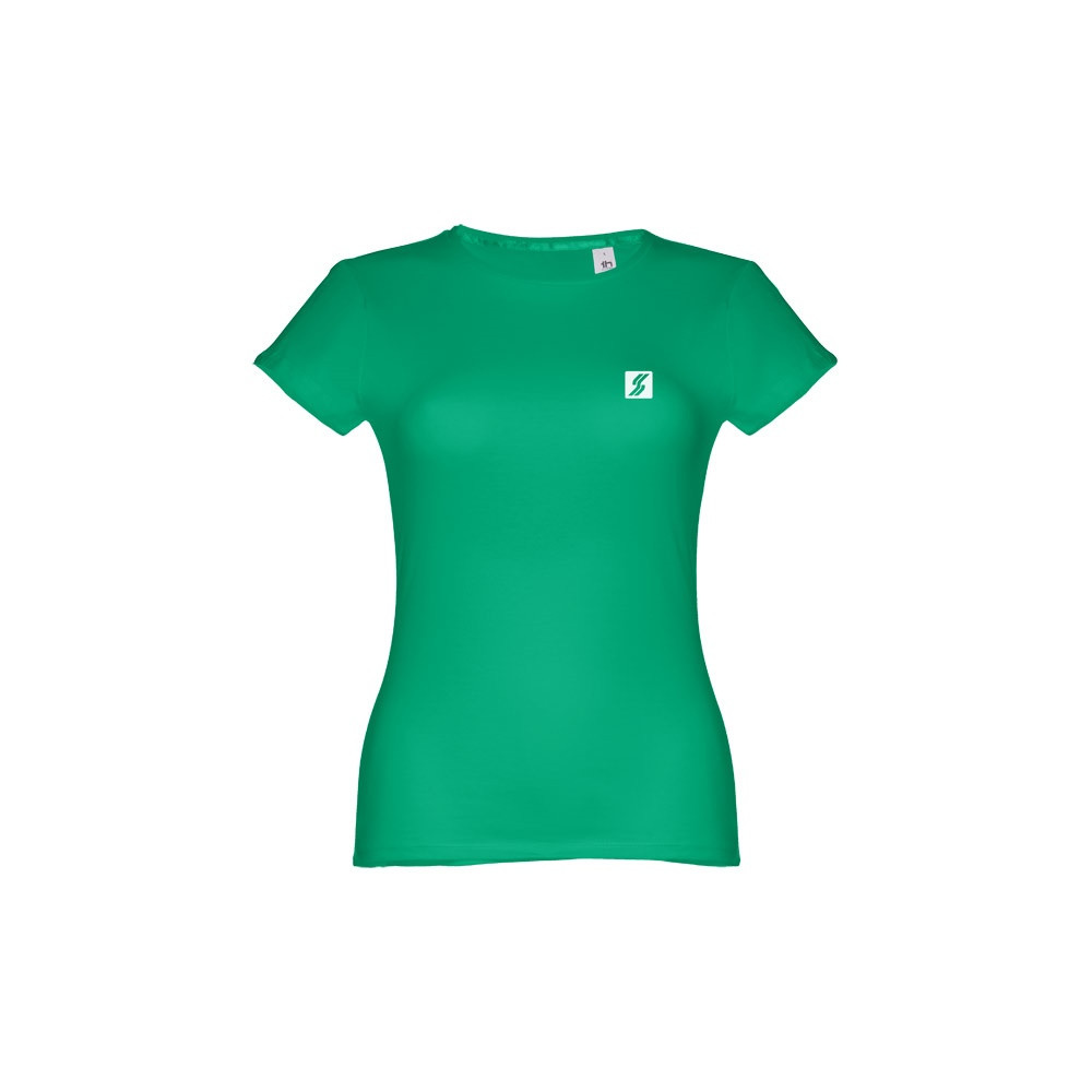 THC SOFIA. Γυναικείο βαμβακερό T-shirt με ζώνη