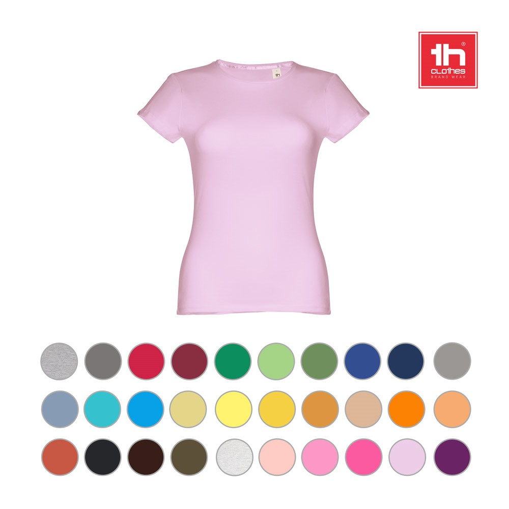 THC SOFIA. Γυναικείο βαμβακερό T-shirt με ζώνη