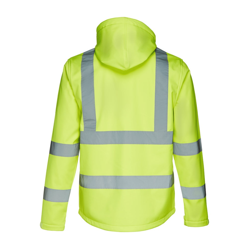 THC ZAGREB WORK. Σακάκι softshell υψηλής ορατότητας (unisex)
