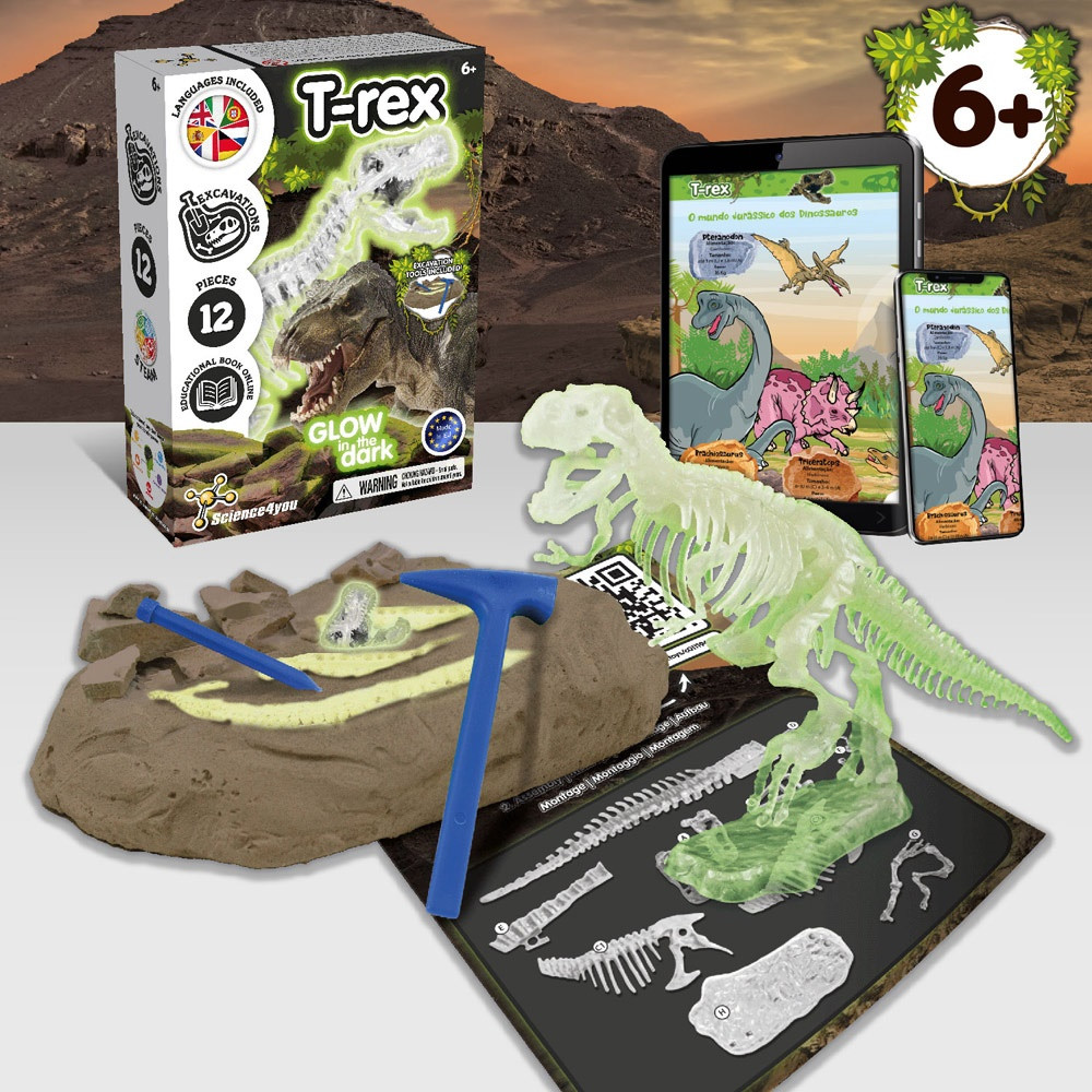 Fossil Excavation Kit I. Εκπαιδευτικό παιχνίδι για παιδιά