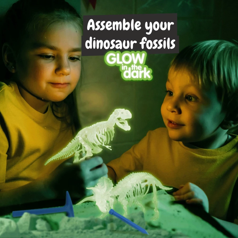 2 in 1 Fossil Excavation Kit I. Εκπαιδευτικό παιχνίδι για παιδιά