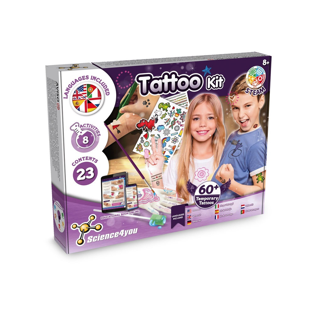 Tattoo Factory Kit I. Εκπαιδευτικό παιχνίδι για παιδιά