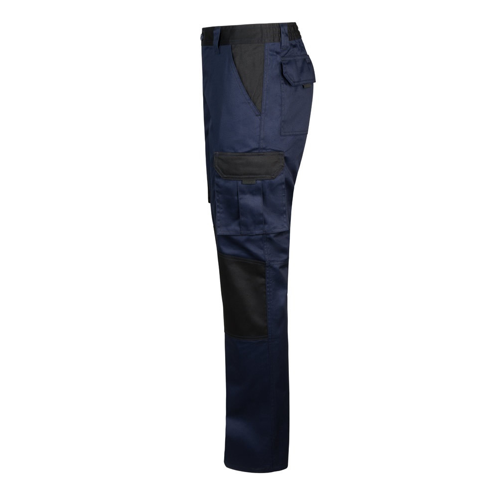 VL NJORD. Δίχρωμο παντελόνι twill με πολλαπλές τσέπες (240 g/m²), από βαμβάκι (35%) και πολυεστέρα (65%)