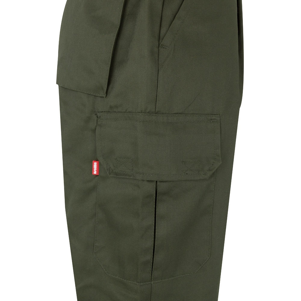 VL ATHENA. Δίχρωμο παντελόνι twill (210g/m²), με επένδυση, πολλές τσέπες, από βαμβάκι (20%) και πολυεστέρα (80%)