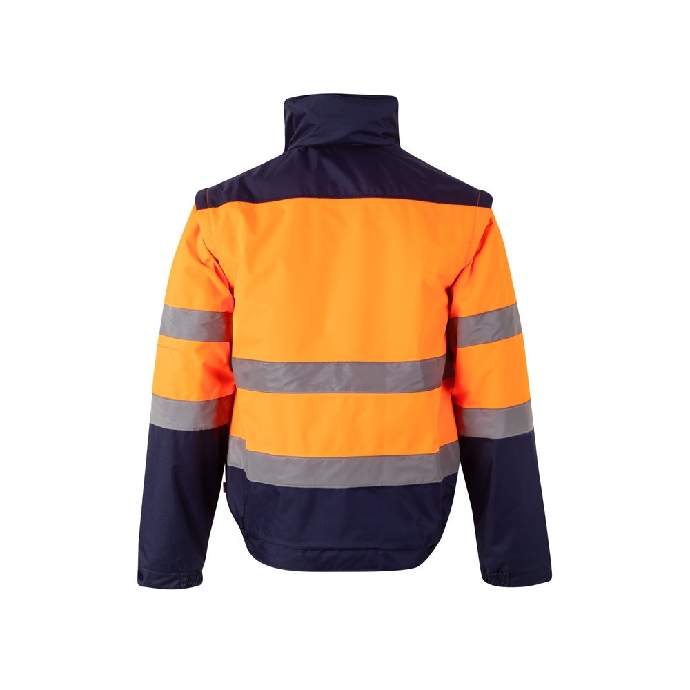 VL JUPITER. Δίχρωμη ζακέτα με ενίσχυση (180g/m²) από πολυεστέρα (100%), με επίστρωση PU