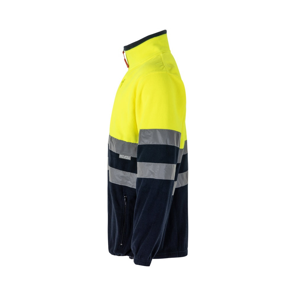 VL EROS. Δίχρωμο fleece μπουφάν (280g/m²), από πολυεστέρα (100%)