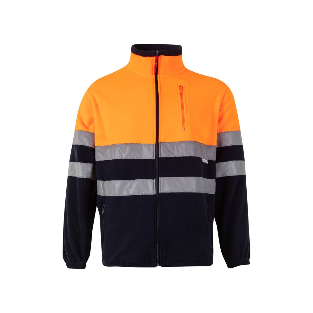 VL EROS. Δίχρωμο fleece μπουφάν (280g/m²), από πολυεστέρα (100%)