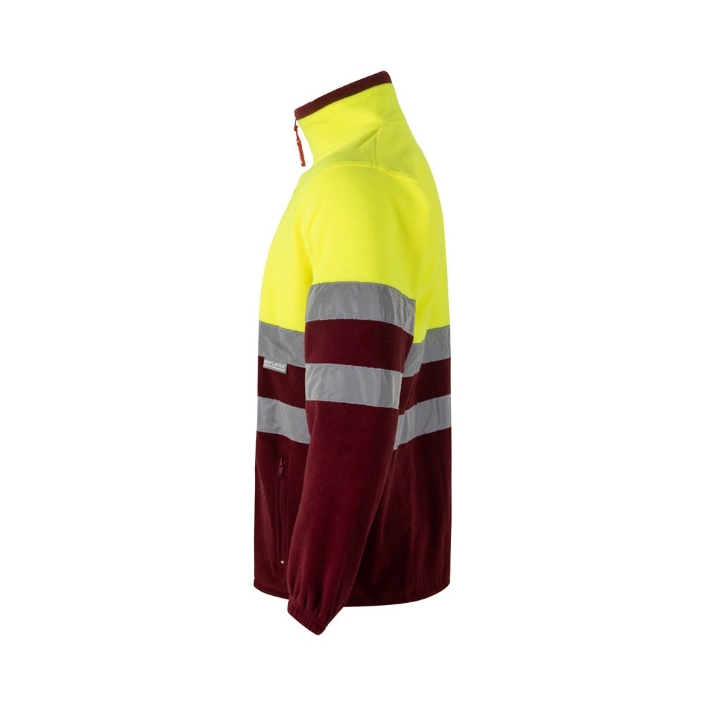 VL EROS. Δίχρωμο fleece μπουφάν (280g/m²), από πολυεστέρα (100%)