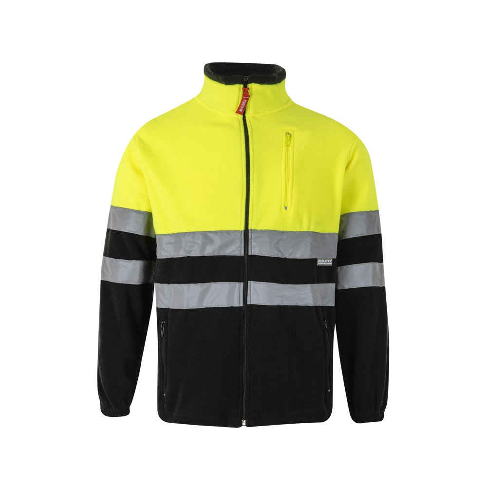 VL EROS LARGE. Δίχρωμο fleece μπουφάν (280g/m²), από πολυεστέρα (100%)