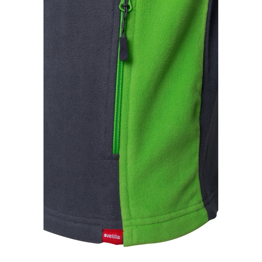 VL GERAS. Δίχρωμο fleece μπουφάν (220g/m²) από πολυεστέρα (100%)