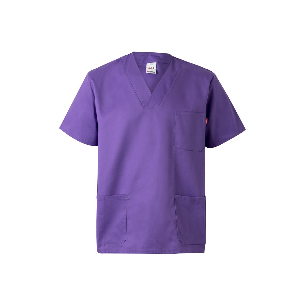 VL ILLAPA. Τουίλ τουνίκ (190g/m²) με κοντά μανίκια, από πολυεστέρα (65%) και βαμβάκι (35%)