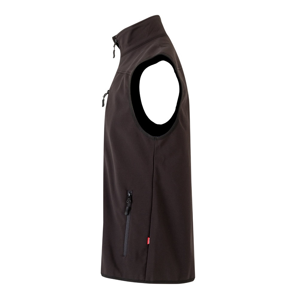 VL VARUNA. Γιλέκο από soft shell (280g/m²), με πολική επένδυση, από πολυεστέρα (94%) και ελαστάνη (6%)