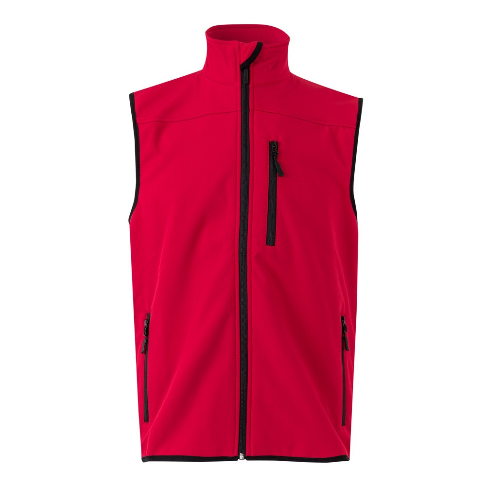 VL VARUNA. Γιλέκο από soft shell (280g/m²), με πολική επένδυση, από πολυεστέρα (94%) και ελαστάνη (6%)