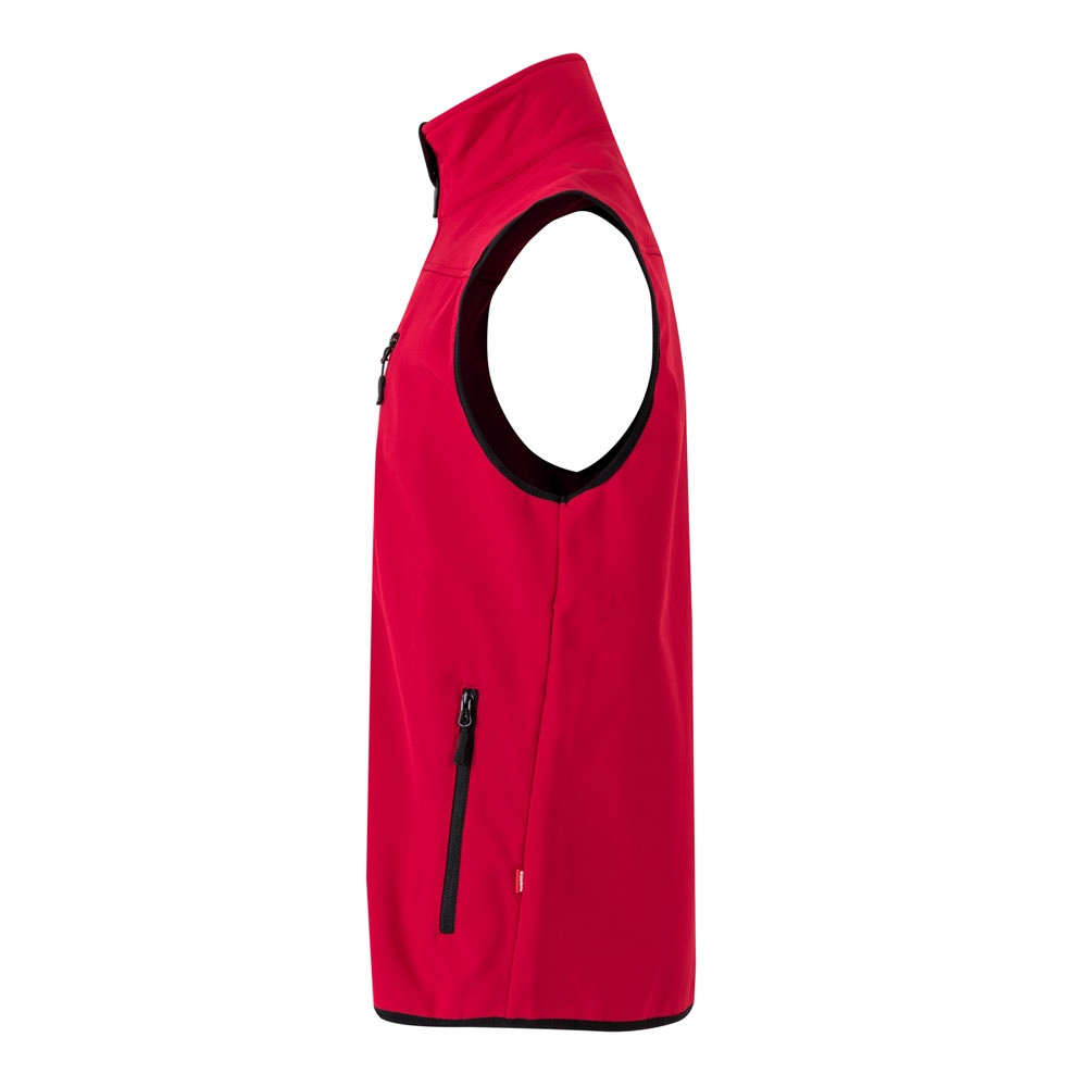 VL VARUNA. Γιλέκο από soft shell (280g/m²), με πολική επένδυση, από πολυεστέρα (94%) και ελαστάνη (6%)