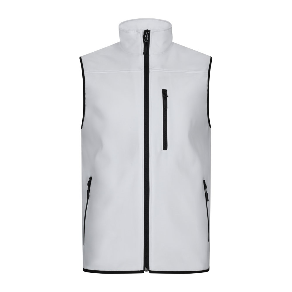 VL VARUNA. Γιλέκο από soft shell (280g/m²), με πολική επένδυση, από πολυεστέρα (94%) και ελαστάνη (6%)