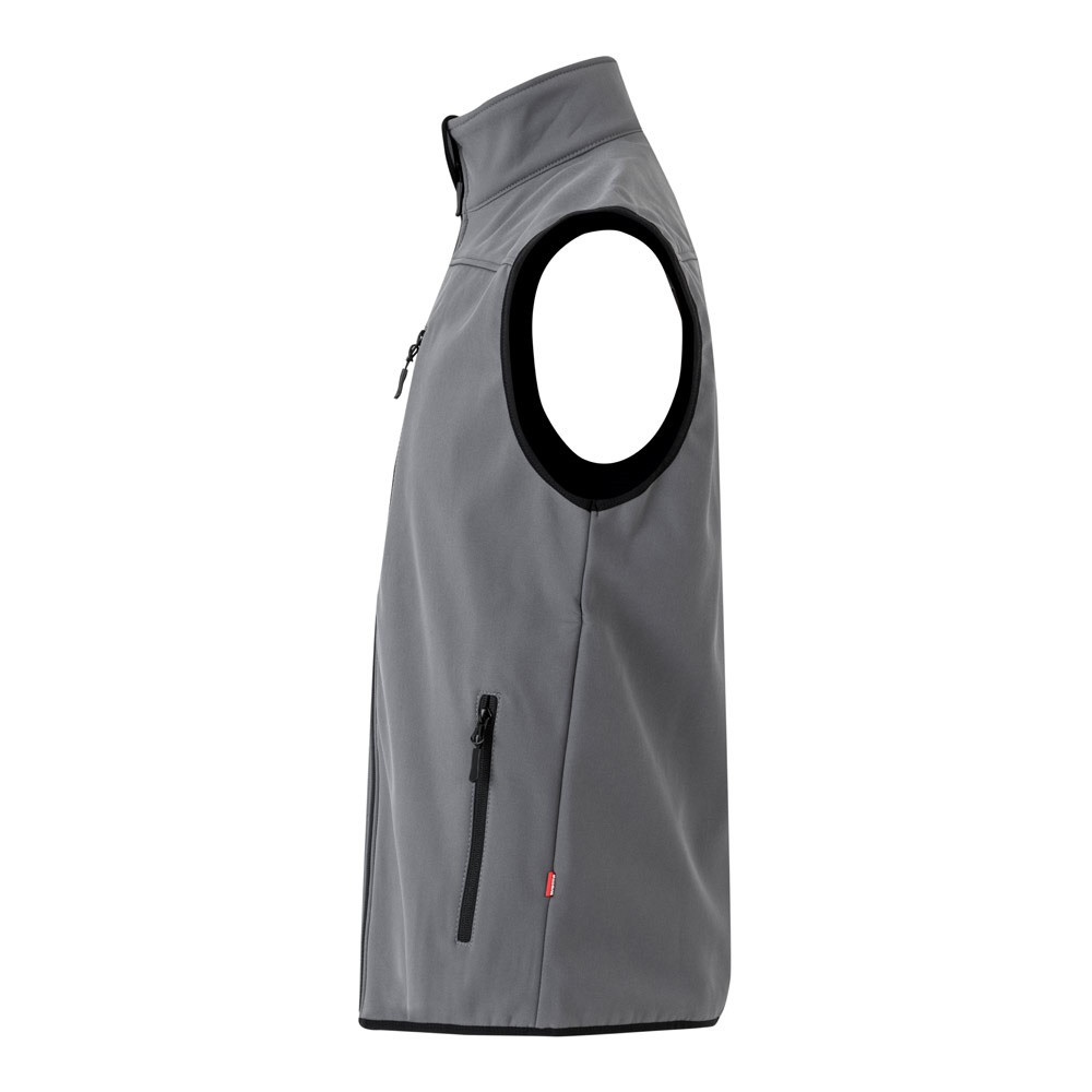 VL VARUNA. Γιλέκο από soft shell (280g/m²), με πολική επένδυση, από πολυεστέρα (94%) και ελαστάνη (6%)