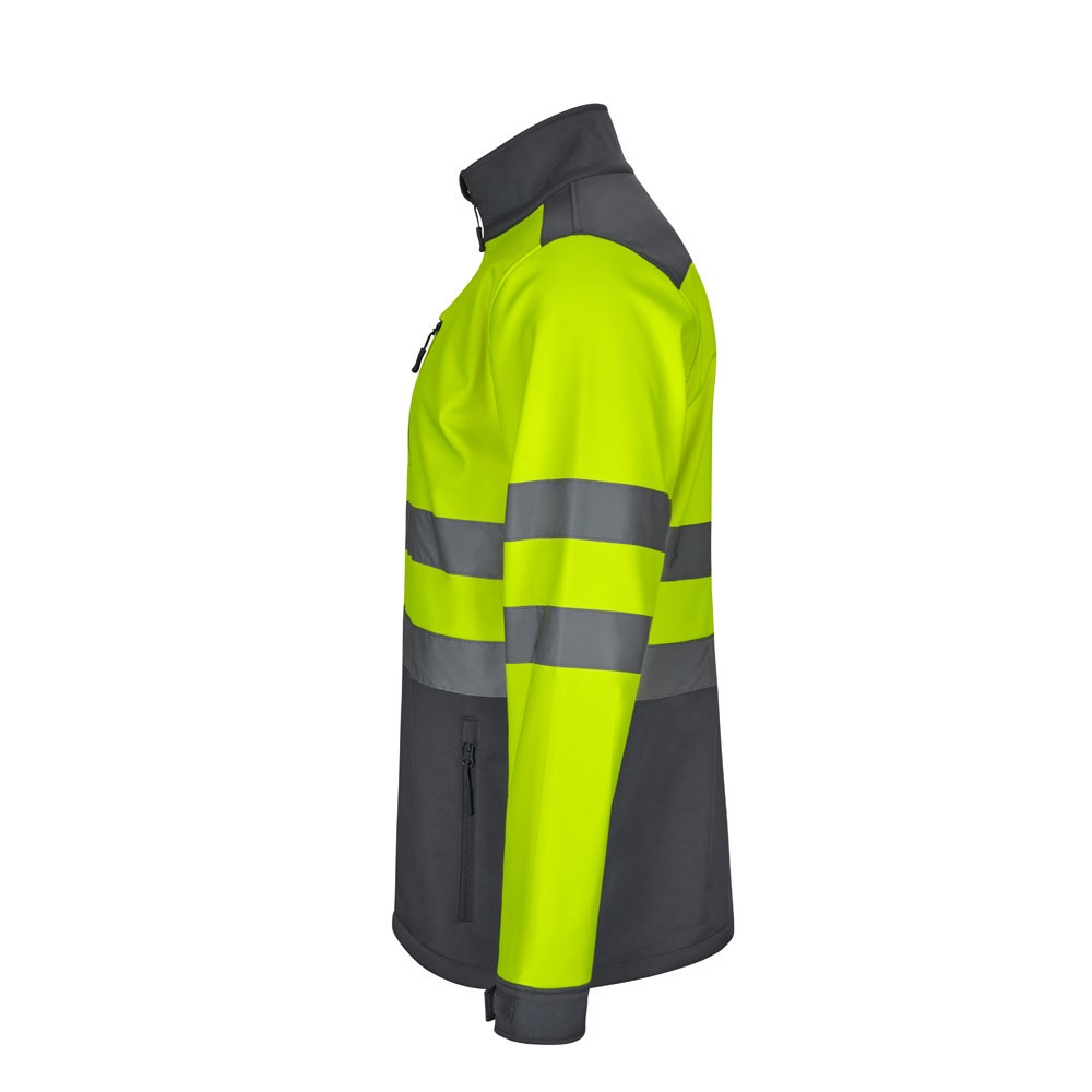 VL HESTIA LARGE. Δίχρωμη ζακέτα από soft shell (280g/m²), με επένδυση από fleece και μεμβράνη TPU, από πολυεστέρα (96%) και ελαστάνη (4%)