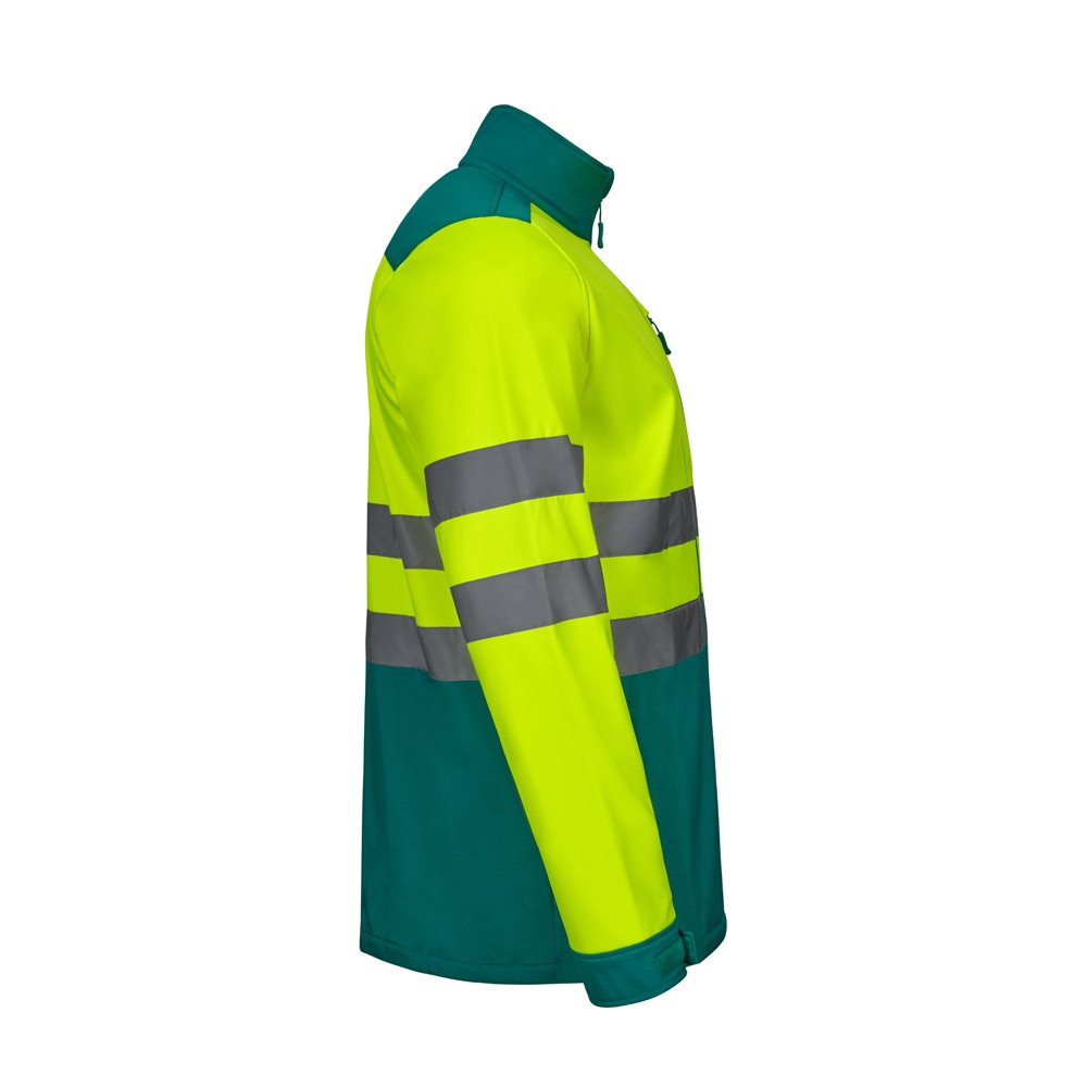 VL HESTIA LARGE. Δίχρωμη ζακέτα από soft shell (280g/m²), με επένδυση από fleece και μεμβράνη TPU, από πολυεστέρα (96%) και ελαστάνη (4%)
