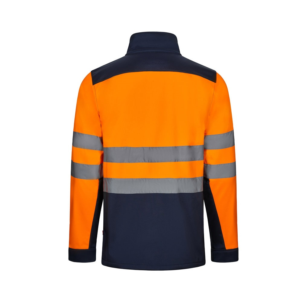 VL HESTIA LARGE. Δίχρωμη ζακέτα από soft shell (280g/m²), με επένδυση από fleece και μεμβράνη TPU, από πολυεστέρα (96%) και ελαστάνη (4%)