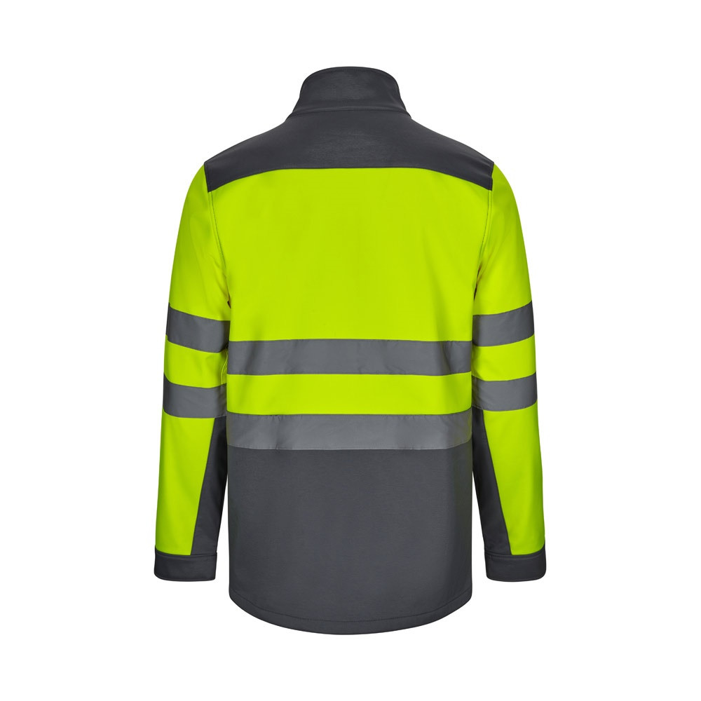 VL HESTIA LARGE. Δίχρωμη ζακέτα από soft shell (280g/m²), με επένδυση από fleece και μεμβράνη TPU, από πολυεστέρα (96%) και ελαστάνη (4%)