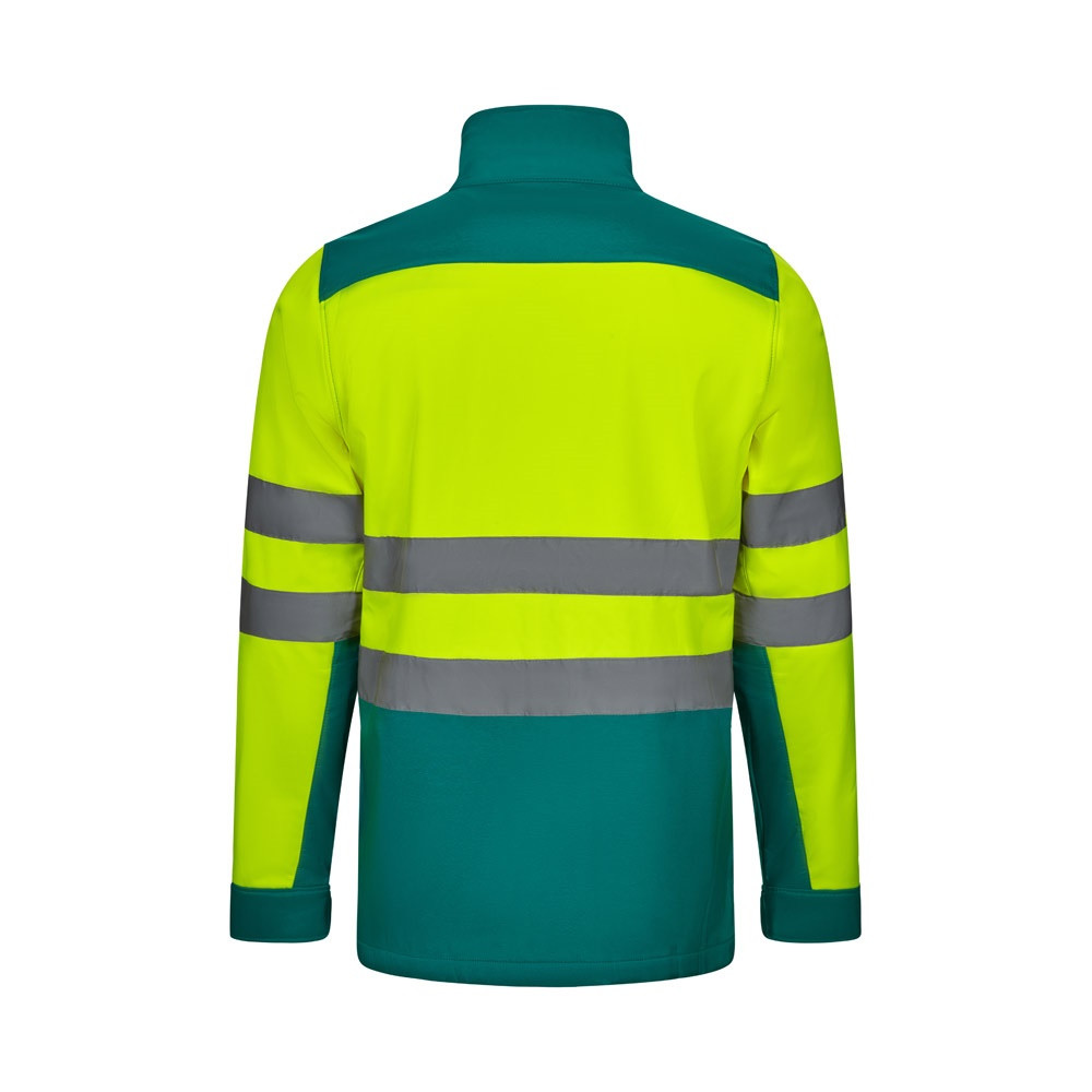 VL HESTIA LARGE. Δίχρωμη ζακέτα από soft shell (280g/m²), με επένδυση από fleece και μεμβράνη TPU, από πολυεστέρα (96%) και ελαστάνη (4%)