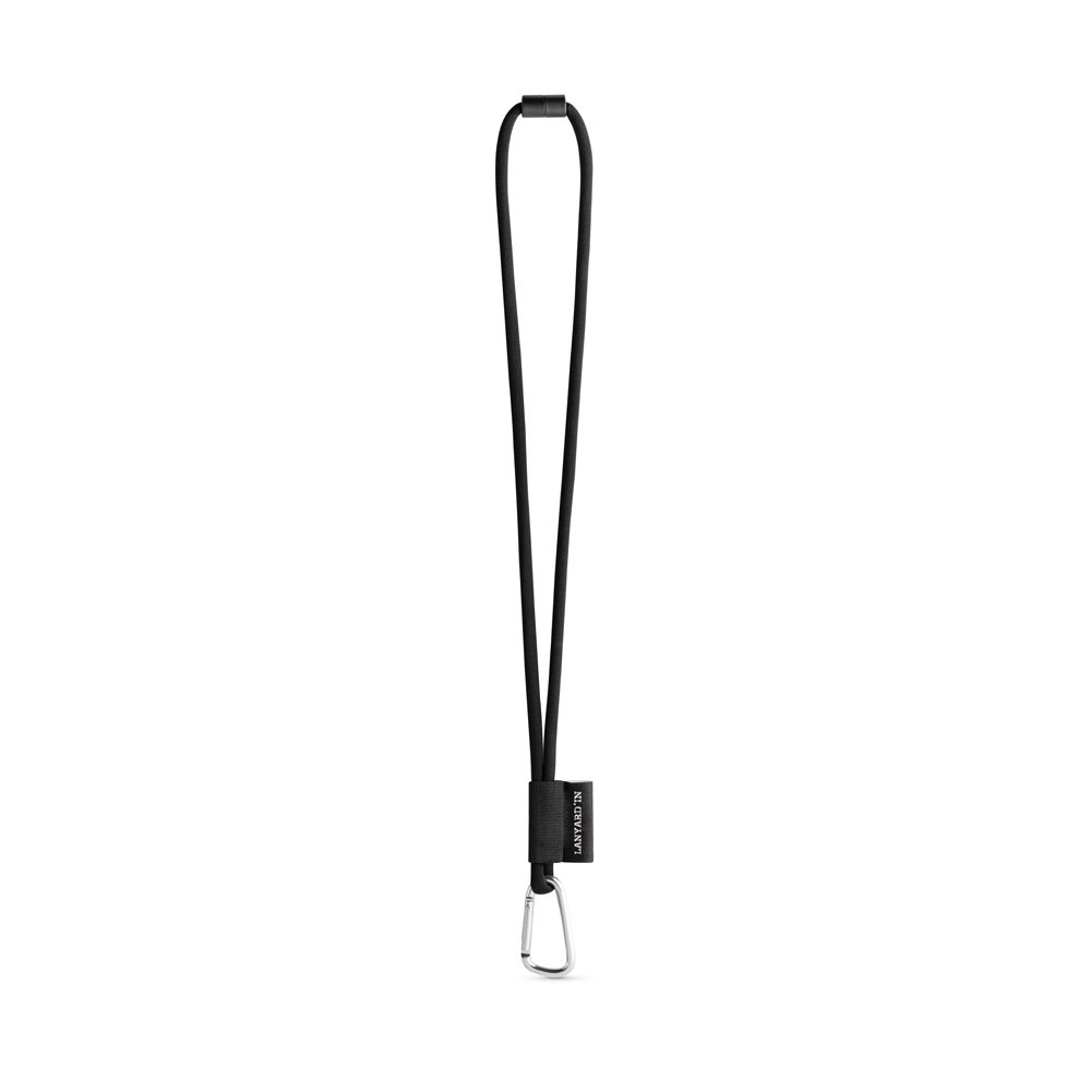 75089. SET Lanyard TUBE Long (Ø 7 mm) με καραμπίνερ σχήματος D 55 mm και κούμπωμα ασφαλείας Ø 7 mm