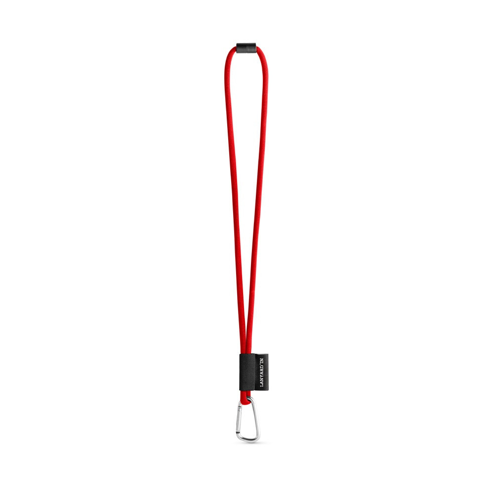 75089. SET Lanyard TUBE Long (Ø 7 mm) με καραμπίνερ σχήματος D 55 mm και κούμπωμα ασφαλείας Ø 7 mm