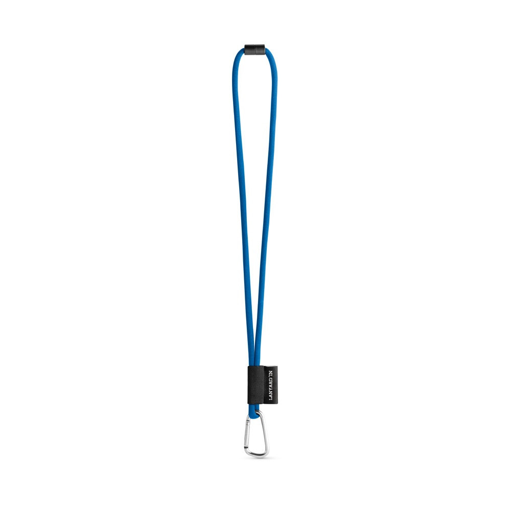 75089. SET Lanyard TUBE Long (Ø 7 mm) με καραμπίνερ σχήματος D 55 mm και κούμπωμα ασφαλείας Ø 7 mm