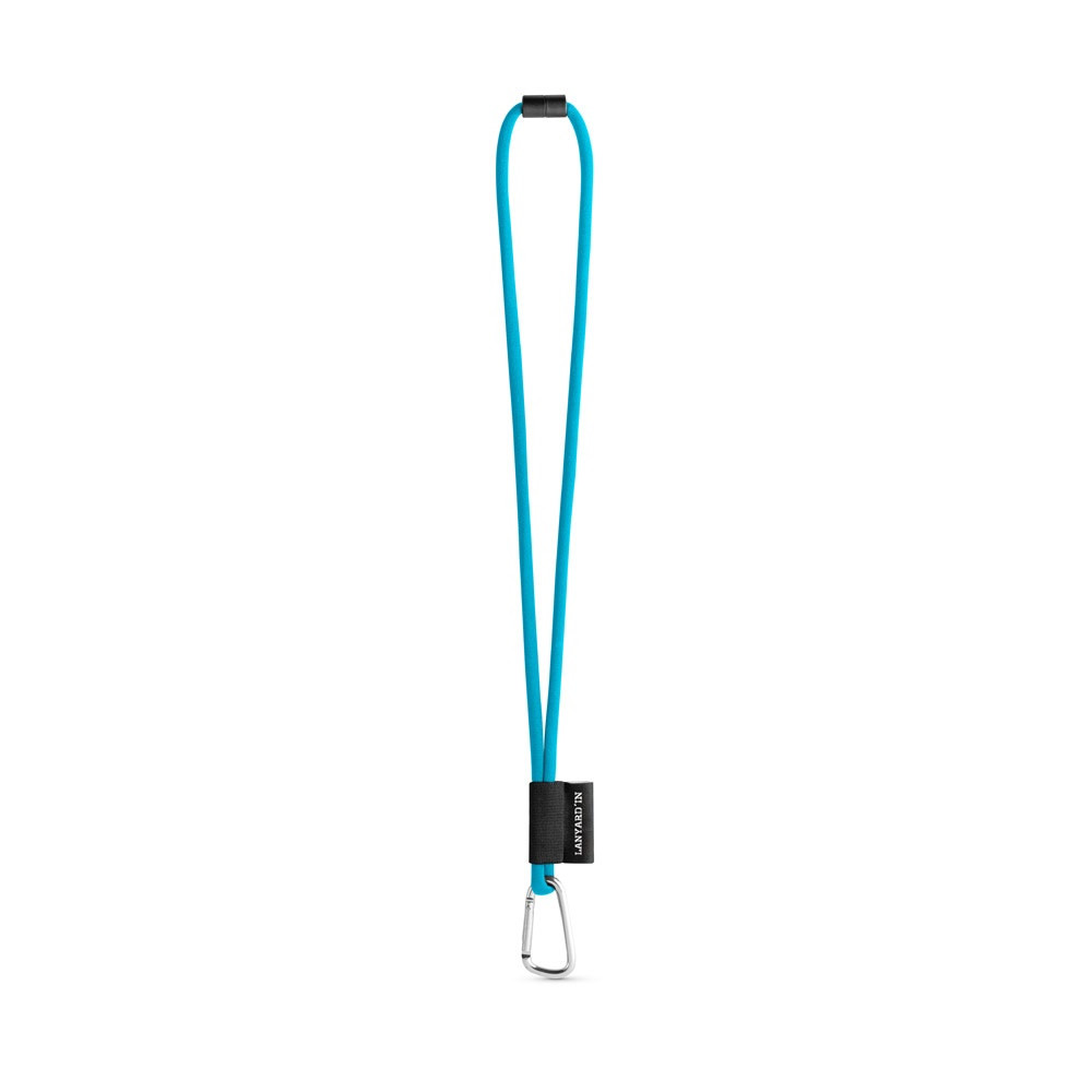 75089. SET Lanyard TUBE Long (Ø 7 mm) με καραμπίνερ σχήματος D 55 mm και κούμπωμα ασφαλείας Ø 7 mm