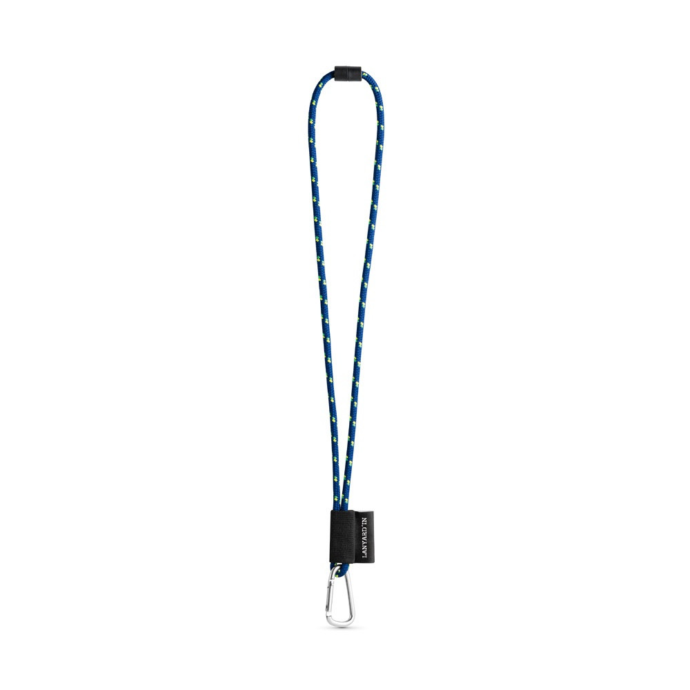 75091. SET Lanyard NAUTIC Long (Ø 7 mm) με καραμπίνερ σχήματος D 55 mm και κούμπωμα ασφαλείας Ø 7 mm