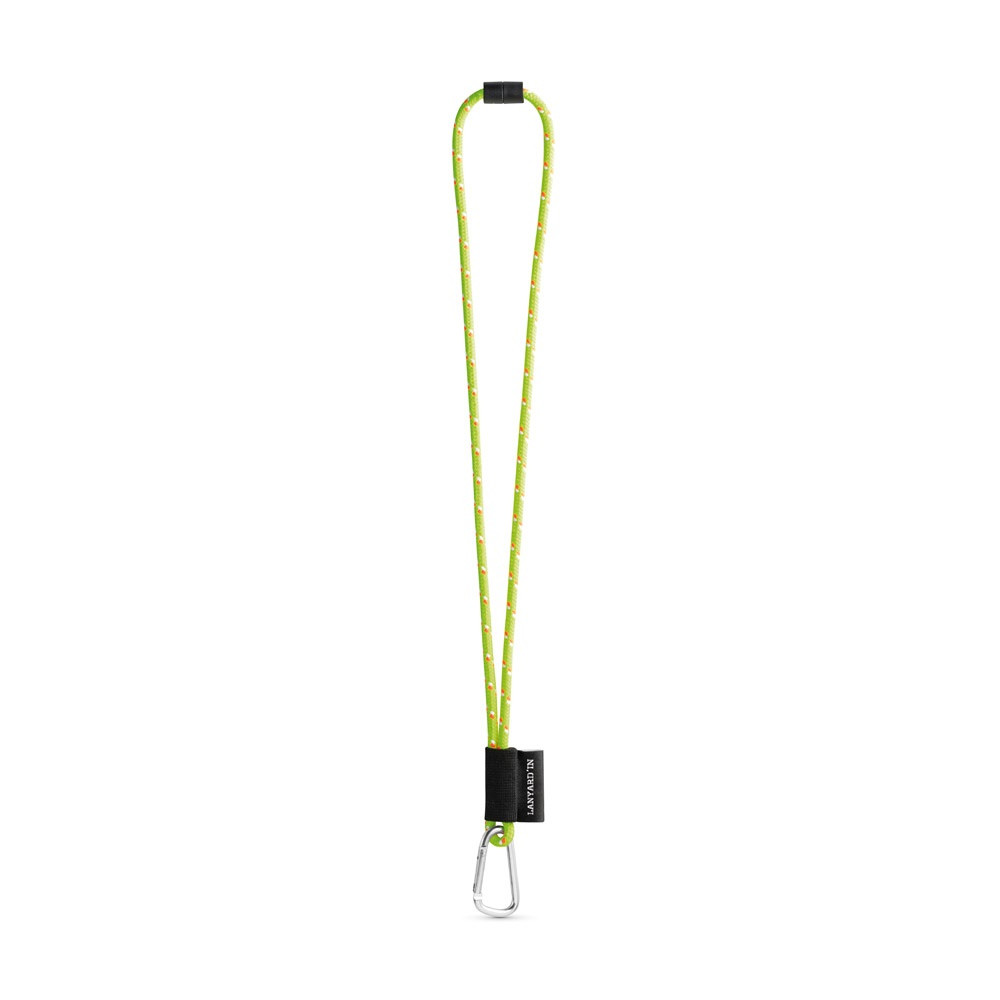 75091. SET Lanyard NAUTIC Long (Ø 7 mm) με καραμπίνερ σχήματος D 55 mm και κούμπωμα ασφαλείας Ø 7 mm
