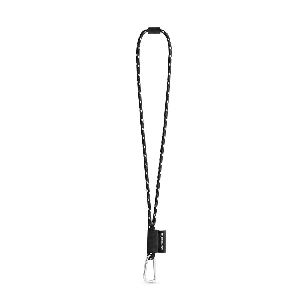 75091. SET Lanyard NAUTIC Long (Ø 7 mm) με καραμπίνερ σχήματος D 55 mm και κούμπωμα ασφαλείας Ø 7 mm