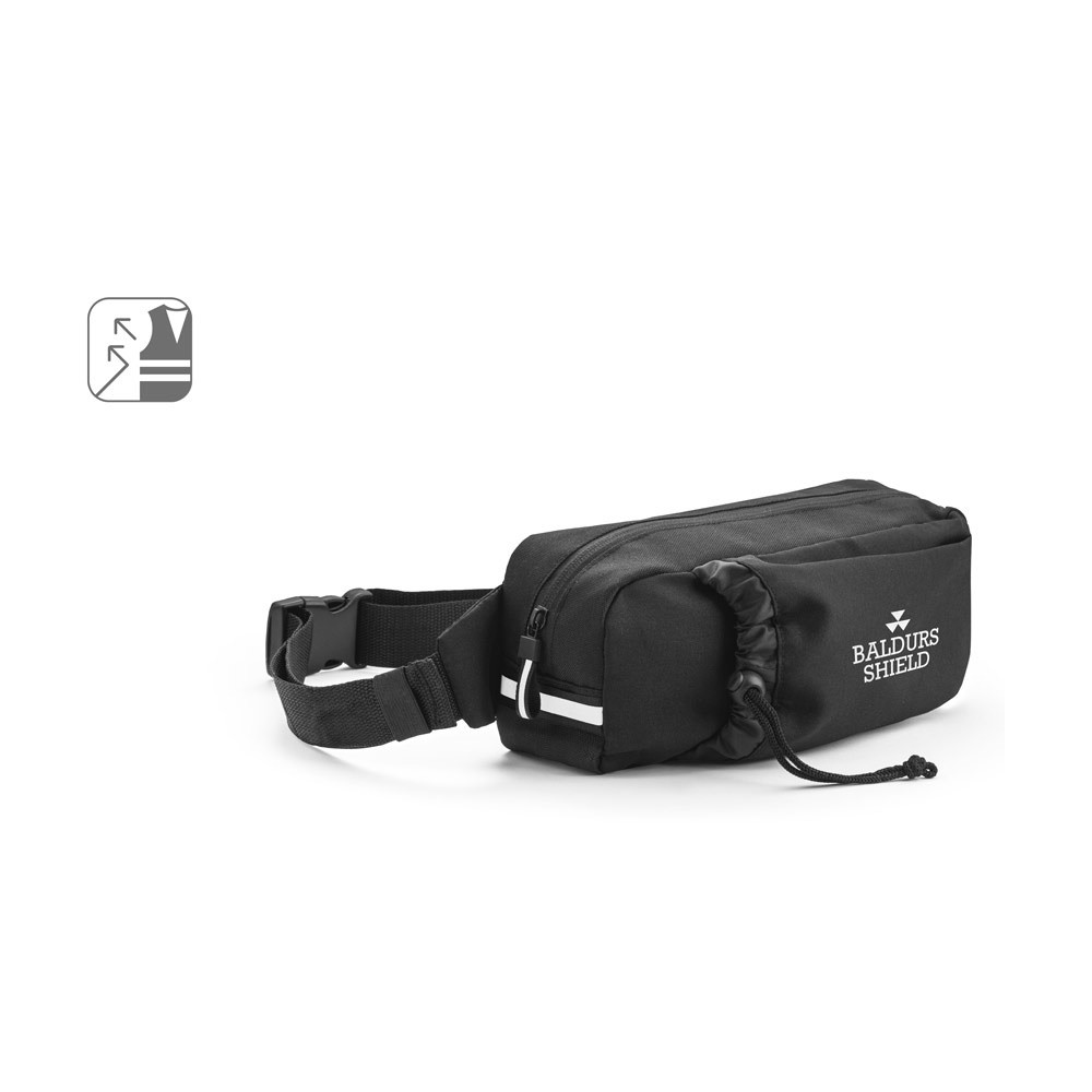 DELFOS POUCH. Τσάντα μέσης από 300D ανακυκλωμένο πολυεστέρα και 600D ανακυκλωμένο πολυεστέρα