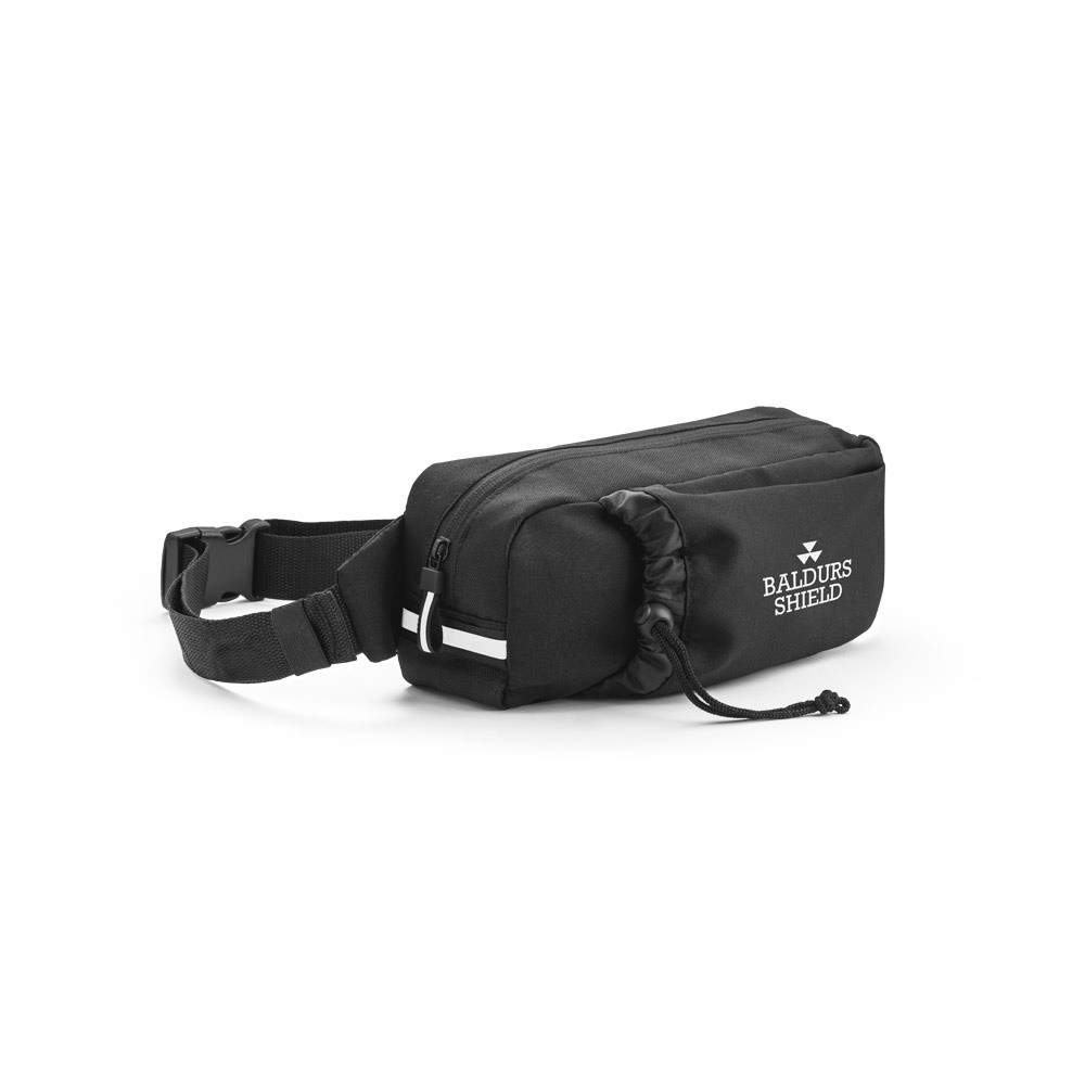 DELFOS POUCH. Τσάντα μέσης από 300D ανακυκλωμένο πολυεστέρα και 600D ανακυκλωμένο πολυεστέρα