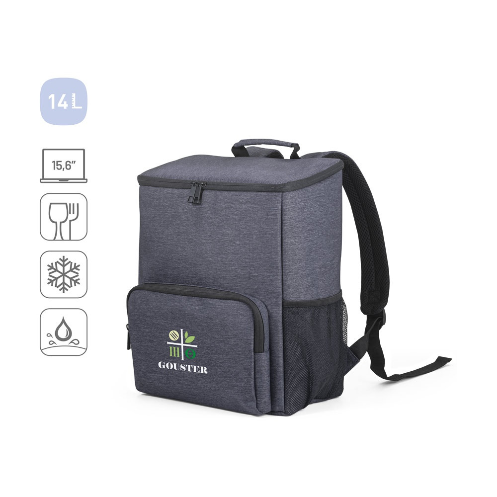 BOSTON COOLER. 2Tone Νάιλον μονωμένο σακίδιο πλάτης 14 L