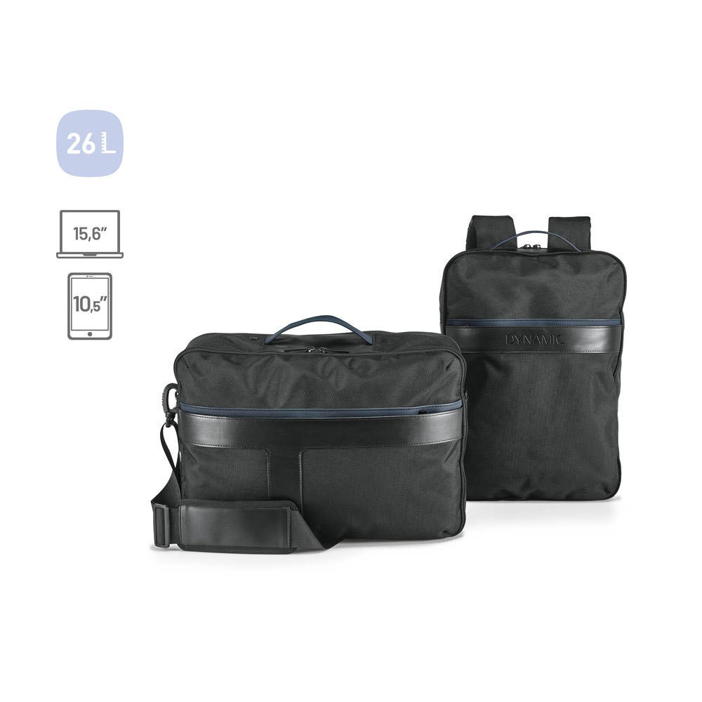 DYNAMIC BACKPACK I. Σακίδιο laptop 2 σε 1 15.6'' σε 1680D πολυεστέρας και νάιλον