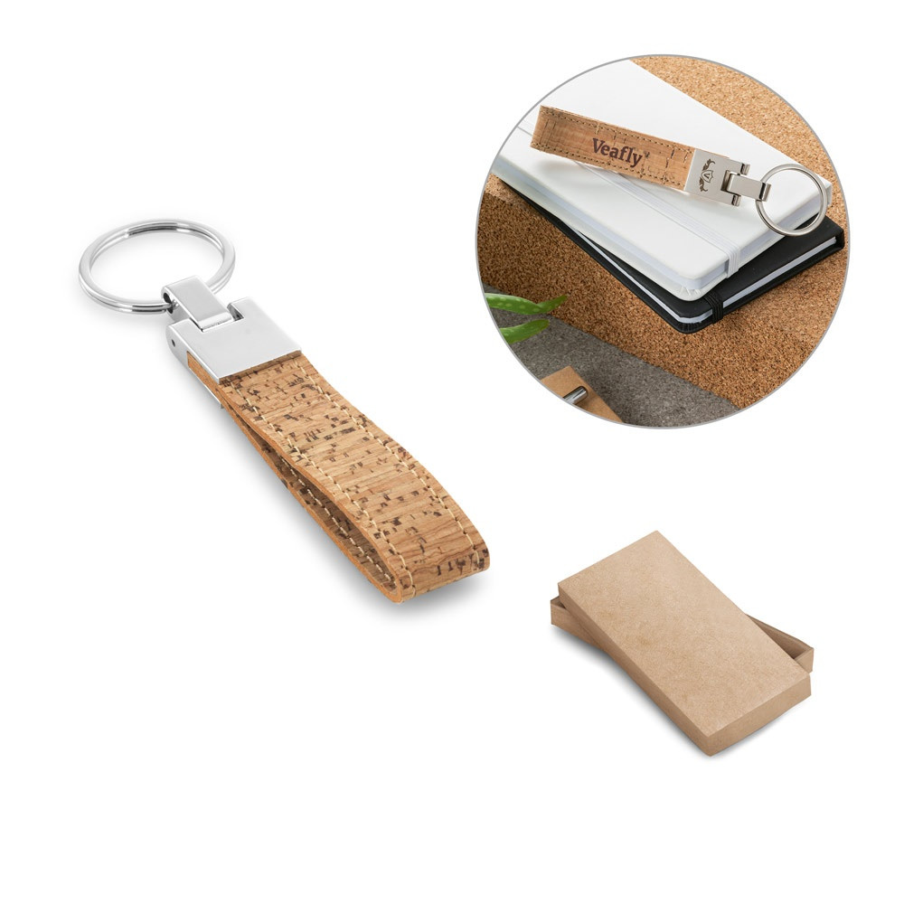 CORKS. Μπρελόκ από φελλό και μέταλλο
