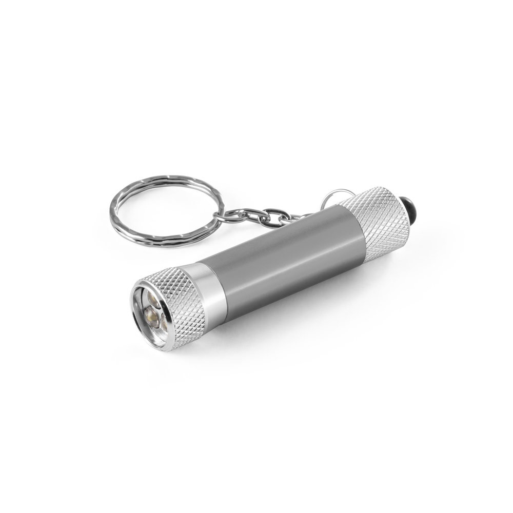 LERGAN. Μπρελόκ αλουμινίου με φακό 3 LED