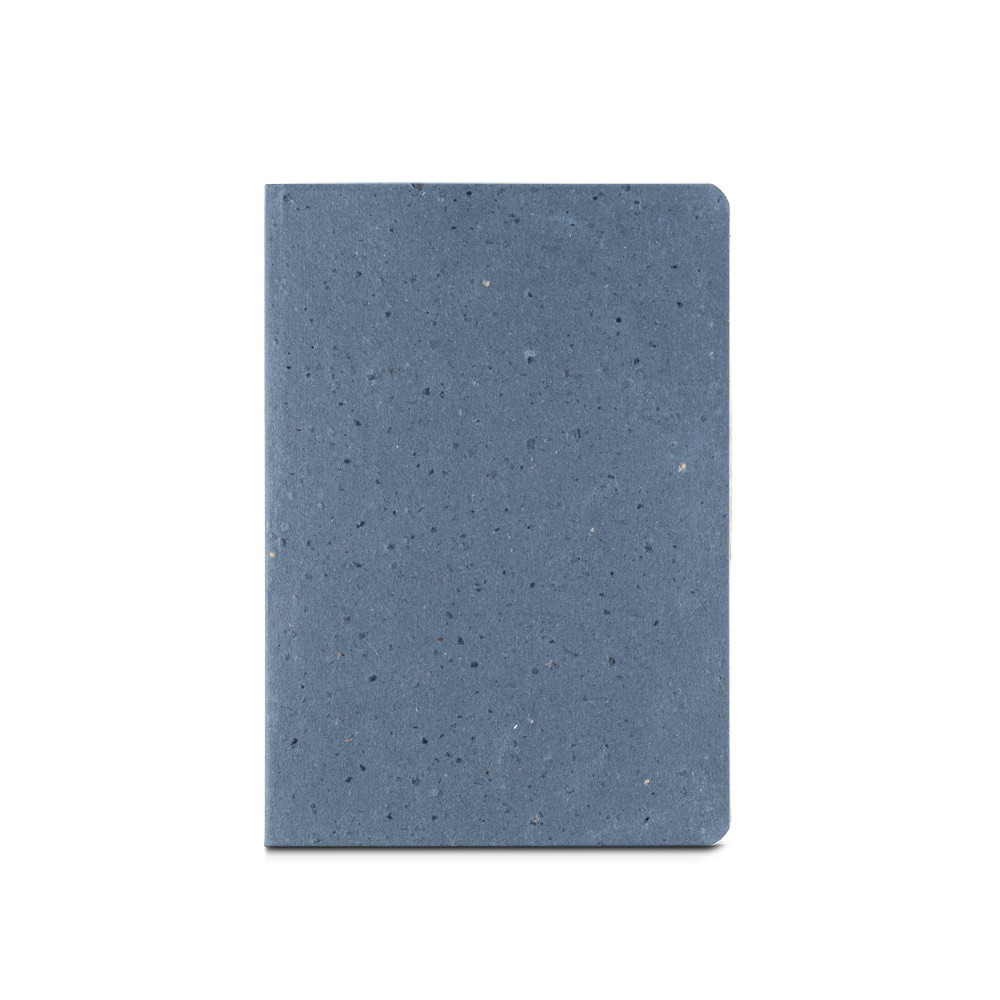 COFFEEPAD SEMI-RIGID. Σημειωματάριο A5 με ημίσκληρο εξώφυλλο από απορρίμματα φλοιού καφέ (65%)