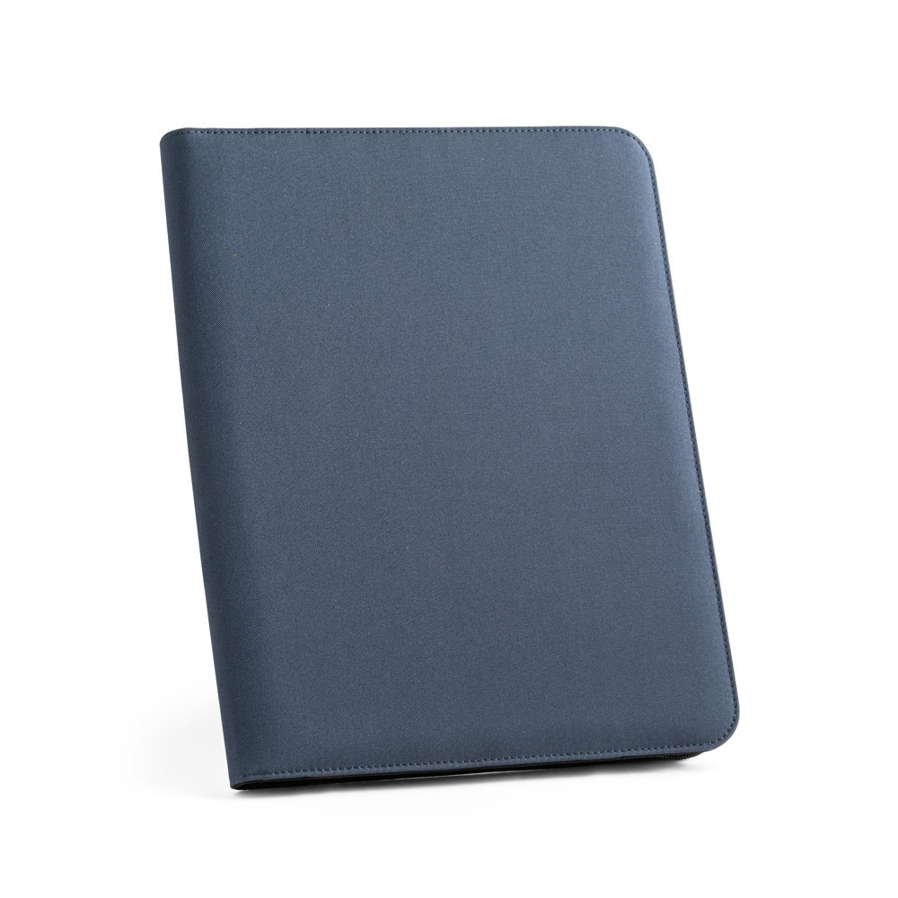EMERGE FOLDER. Φάκελος Α4 σε ανακυκλωμένο πολυεστέρα (100% rPET) 300D με φερμουάρ