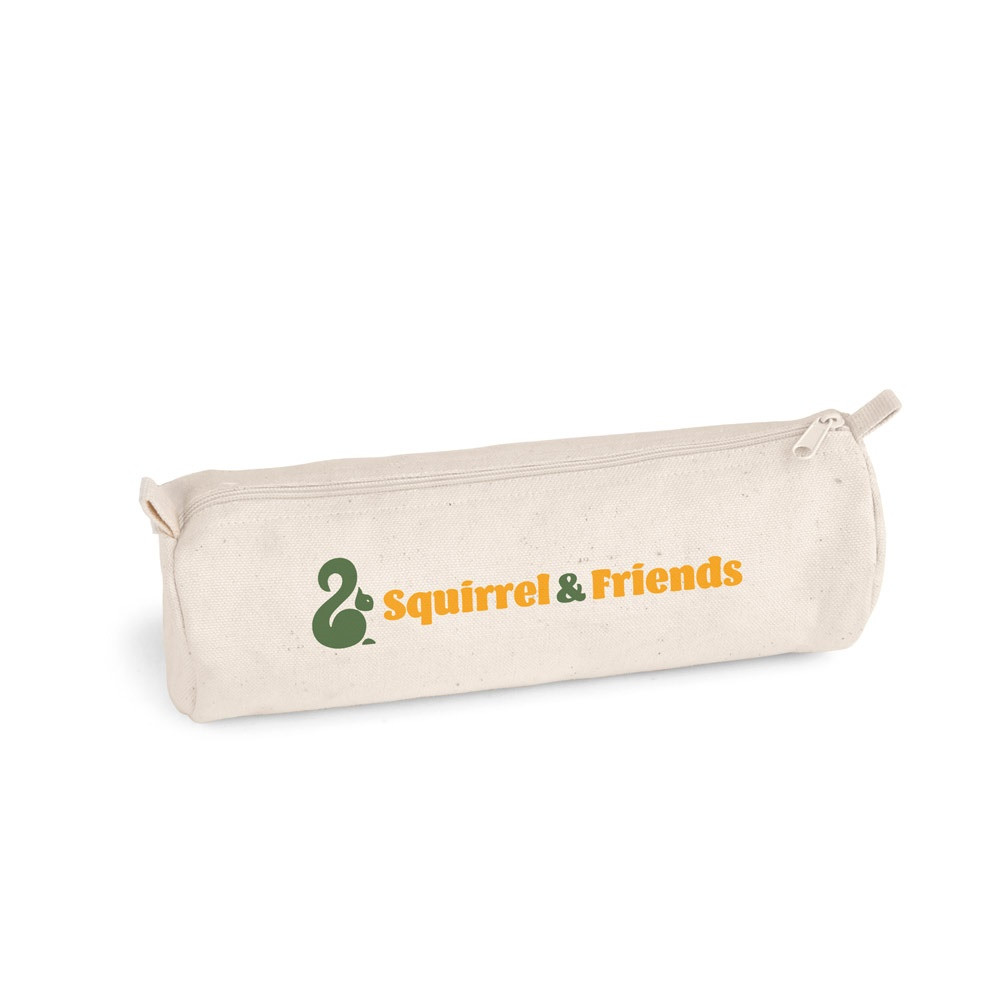 SCHOOLI. 100% βαμβακερή (290 g/m²) μολυβοθήκη, με κυλινδρικό σχέδιο