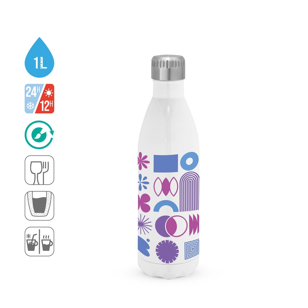 AMORTI XL. Ανοξείδωτο αθλητικό μπουκάλι sublimation 1'1 L