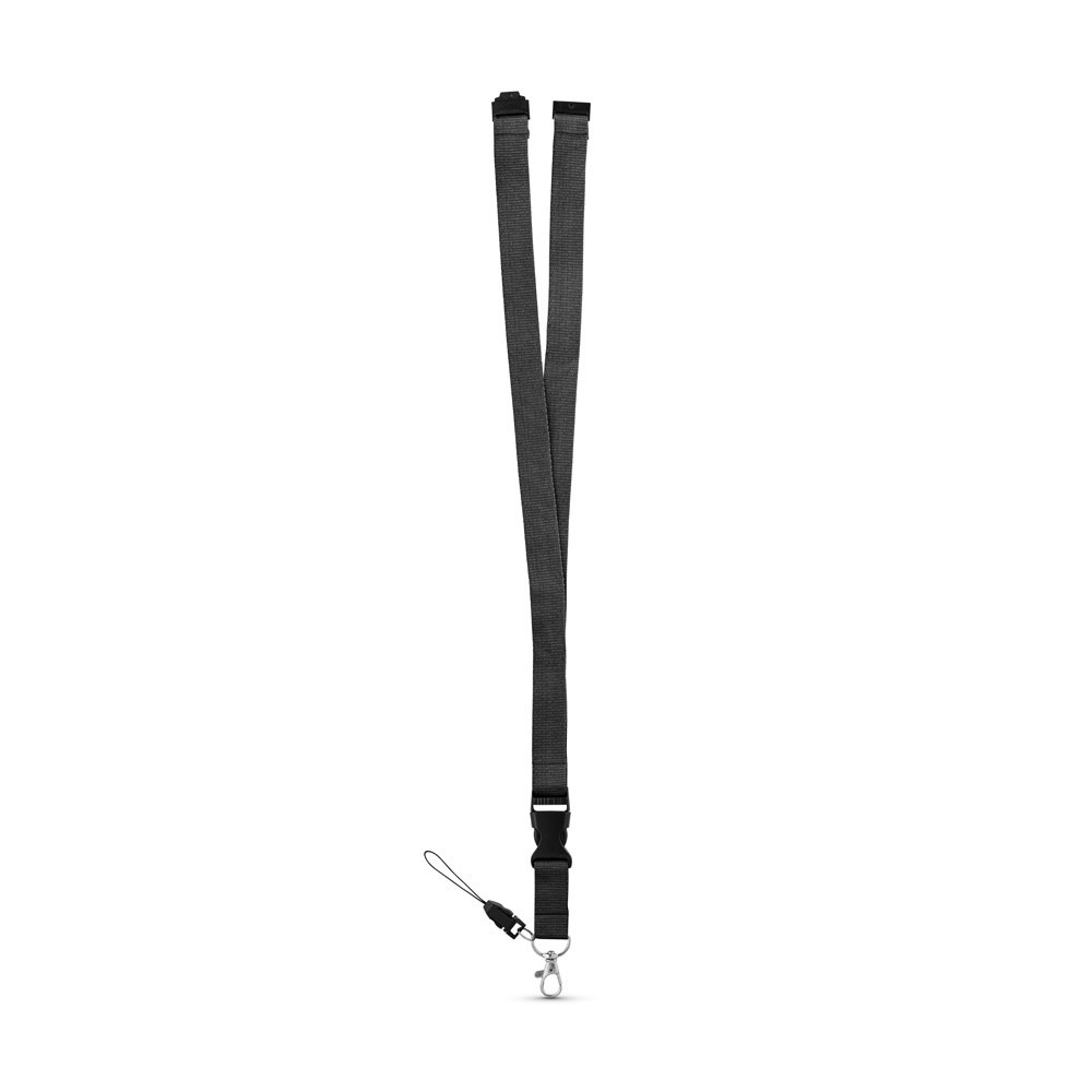 MURRAY. Lanyard από πολυεστέρα με μεταλλικό καραμπίνερ