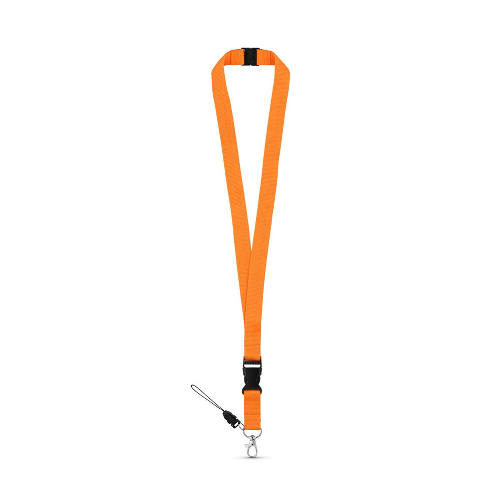 MURRAY. Lanyard από πολυεστέρα με μεταλλικό καραμπίνερ