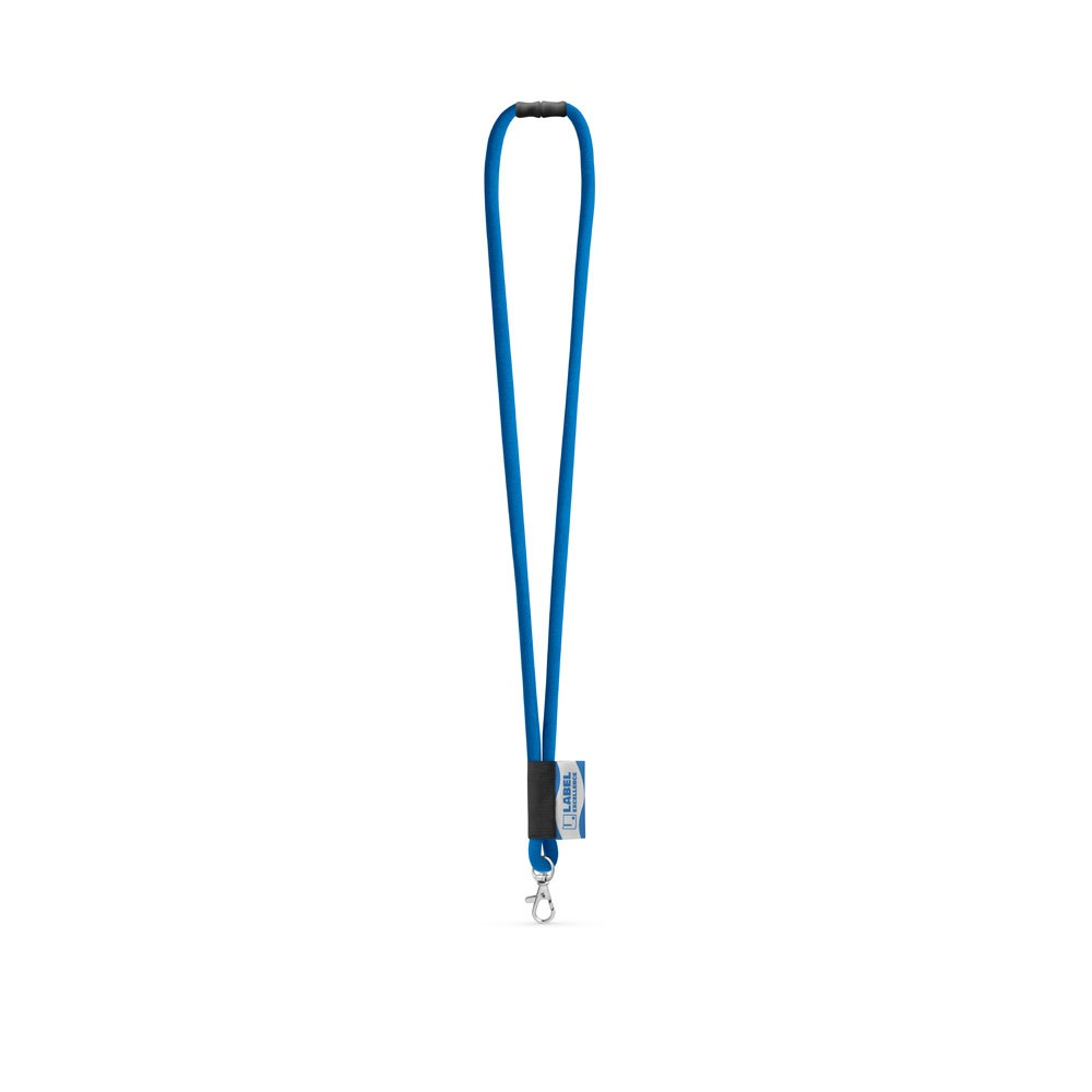 WISBECH. SET Lanyard TUBE Long (Ø 7 mm) με καραμπίνερ πύλης 9 mm και κούμπωμα ασφαλείας Ø 7 mm