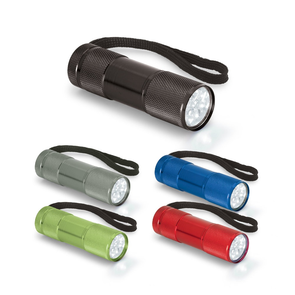 FLASHY. Φακός αλουμινίου με 9 LED
