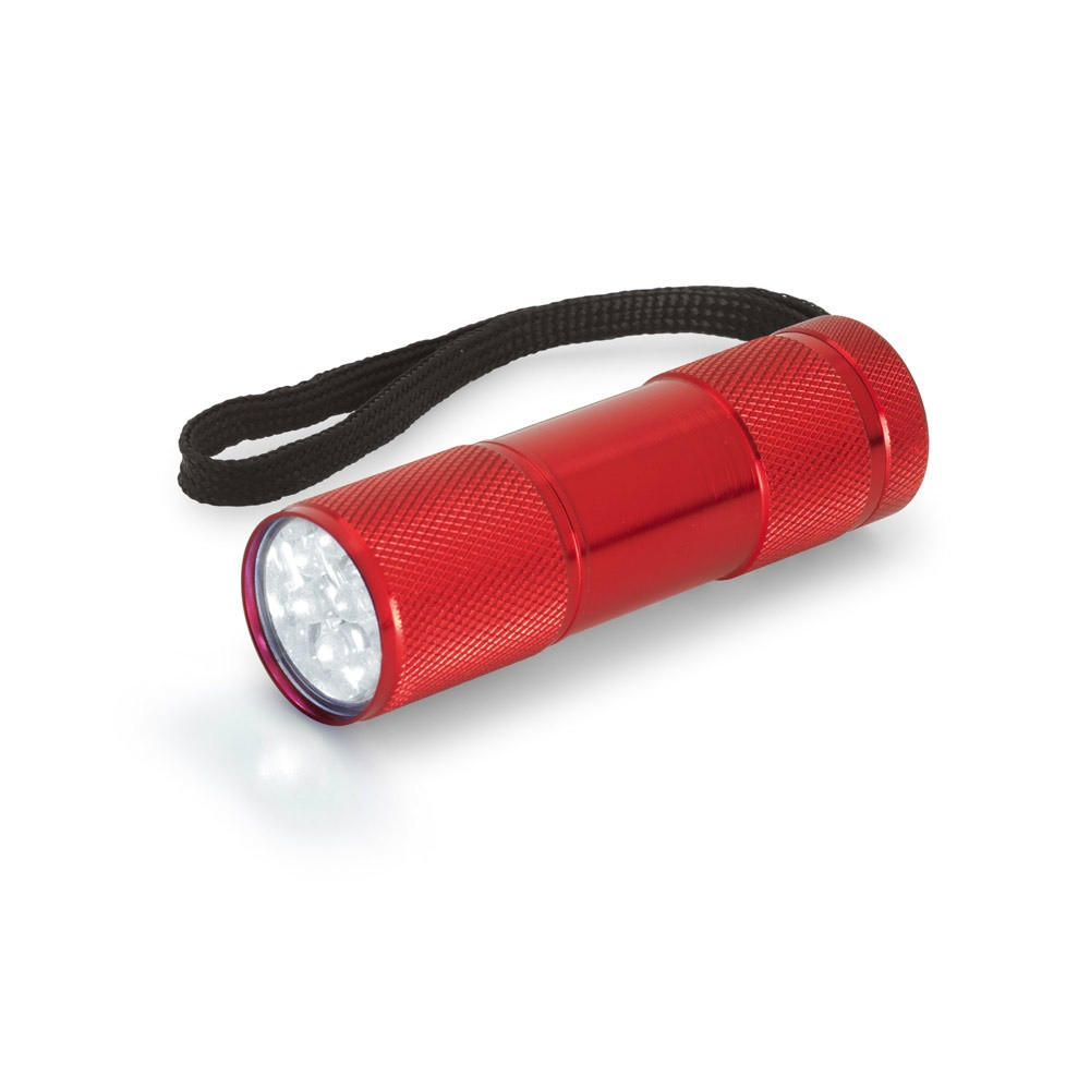 FLASHY. Φακός αλουμινίου με 9 LED